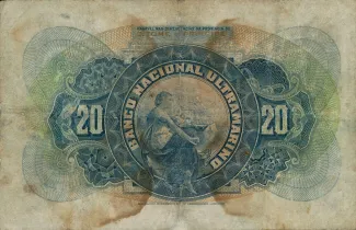 São Tomé and Príncipe 20 Escudos, 1944 reverse