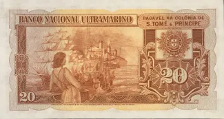 São Tomé and Príncipe 20 Escudos, 1946 reverse
