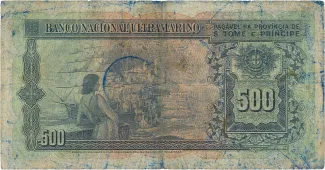 São Tomé and Príncipe 500 Escudos, 1956 reverse
