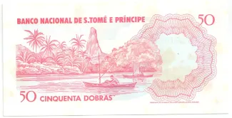 São Tomé and Príncipe 50 Dobras, 1977 reverse