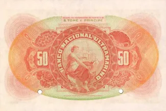 São Tomé and Príncipe 50 Escudos, 1944 reverse
