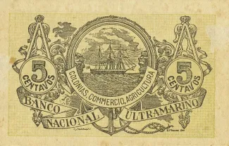 São Tomé and Príncipe 5 Centavos, 1918 reverse