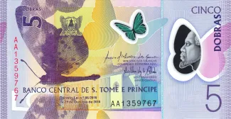 São Tomé and Príncipe 5 Dobras, 2016 image