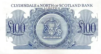 Scotland 100 Pounds, 1951 reverse
