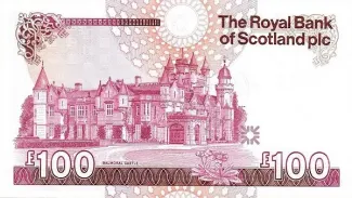 Scotland 100 Pounds, 1987-2007 reverse