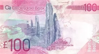 Scotland 100 Pounds, 2009 reverse
