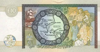 Scotland 10 Pounds, 2006-2007 reverse