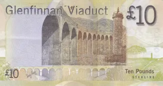 Scotland 10 Pounds, 2007-2009 reverse