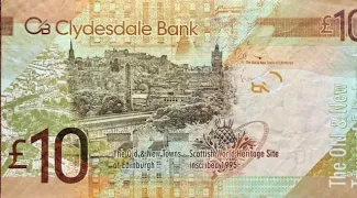 Scotland 10 Pounds, 2009-2014 reverse