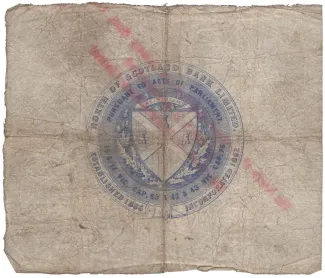 Scotland 1 Pound, 1908 reverse