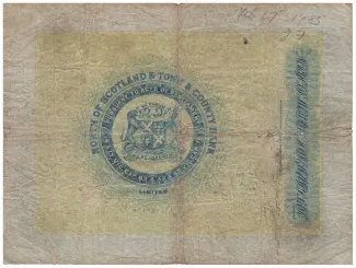 Scotland 1 Pound, 1918 reverse