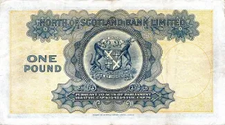 Scotland 1 Pound, 1938-1949 reverse