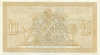 Scotland 1 Pound, 1945-1953 reverse
