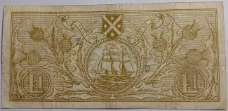 Scotland 1 Pound, 1961-1967 reverse