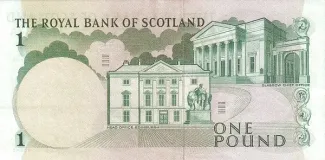 Scotland 1 Pound, 1967 reverse
