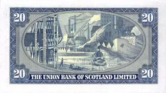 Scotland 20 Pounds, 1950-1953 reverse