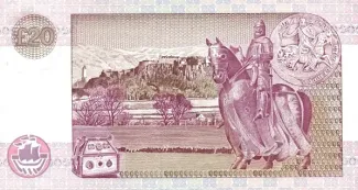 Scotland 20 Pounds, 1990-1993 reverse