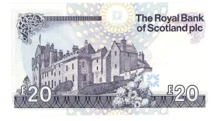 Scotland 20 Pounds, 1991-2017 reverse