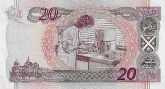 Scotland 20 Pounds, 1995-2004 reverse