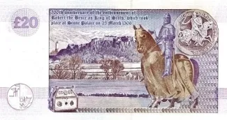 Scotland 20 Pounds, 2006 reverse