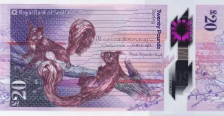 Scotland 20 Pounds, 2019-2021 reverse