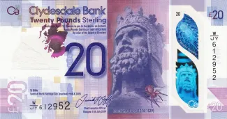 Scotland 20 Pounds, 2019 obverse