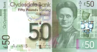 Scotland 50 Pounds, 2009-2015 obverse
