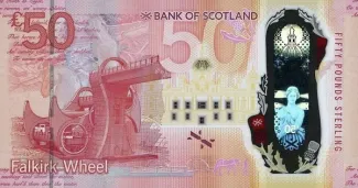 Scotland 50 Pounds, 2020 reverse