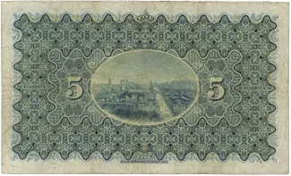 Scotland 5 Pounds, 1909-1932 reverse