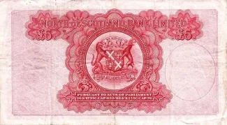 Scotland 5 Pounds, 1938-1949 reverse