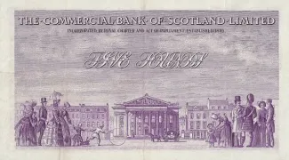 Scotland 5 Pounds, 1947-1958 reverse