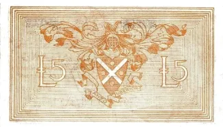 Scotland 5 Pounds, 1948-1953 reverse