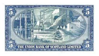 Scotland 5 Pounds, 1950-1954 reverse
