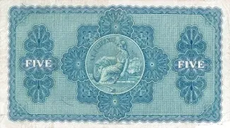 Scotland 5 Pounds, 1961 reverse