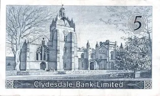 Scotland 5 Pounds, 1963-1969 reverse