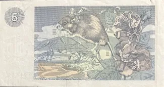 Scotland 5 Pounds, 1971-1981 reverse