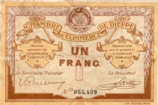 Seine-Maritime, Department of 1 Franc, 1915 image