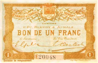 Seine-Maritime, Department of 1 Franc, 1916 image