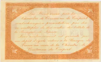 Seine-Maritime, Department of 1 Franc, 1916 reverse