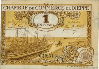Seine-Maritime, Department of 1 Franc, 1920 image