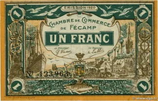 Seine-Maritime, Department of 1 Franc, 1920 image