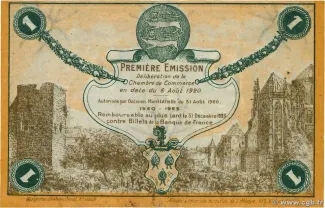 Seine-Maritime, Department of 1 Franc, 1920 reverse