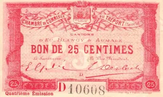 Seine-Maritime, Department of 25 Centimes, 1920 image