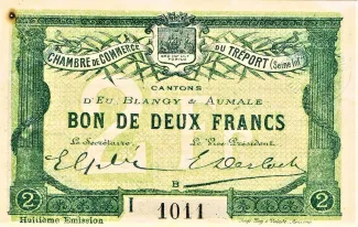Seine-Maritime, Department of 2 Francs, 1916 image