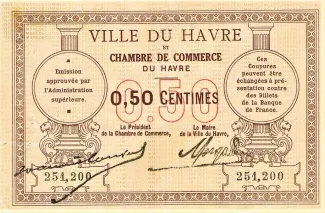 Seine-Maritime, Department of 50 Centimes,  obverse
