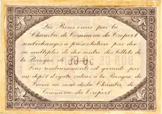 Seine-Maritime, Department of 50 Centimes, 1915 reverse