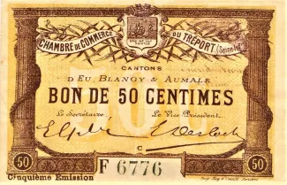 Seine-Maritime, Department of 50 Centimes, 1916 image