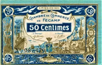 Seine-Maritime, Department of 50 Centimes, 1920 image