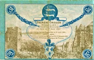Seine-Maritime, Department of 50 Centimes, 1920 reverse