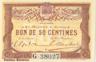 Seine-Maritime, Department of 50 Centimes, 1920 image